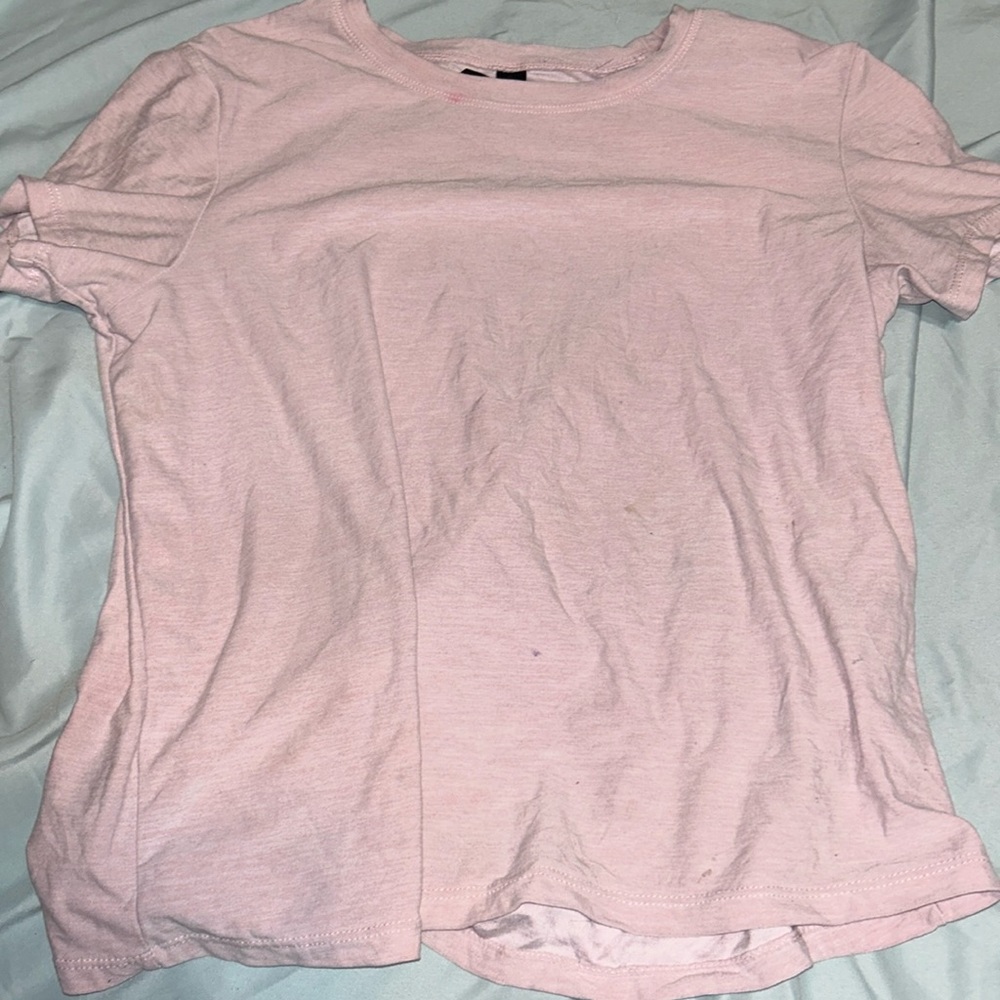 Pink athletic shirt